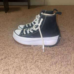 Converse run star platform shoes!